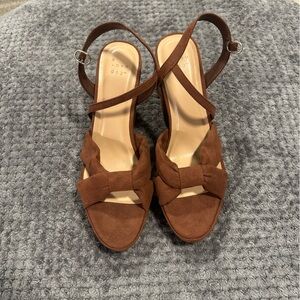 a new day BNWOT Brown Platform Sandals